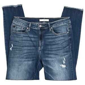 Kan Can (31) Annalise Skinny Distressed Scissor Hem Jeans - Stitch Fix Pants